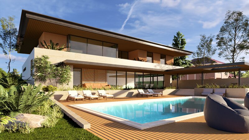 Snagov Five by the Lake Ghermanesti, Residence