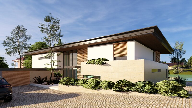 Snagov Five by the Lake Ghermanesti, Residence