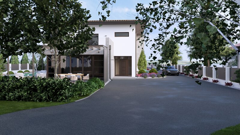 Snagov Five by the Lake Ghermanesti, Residence