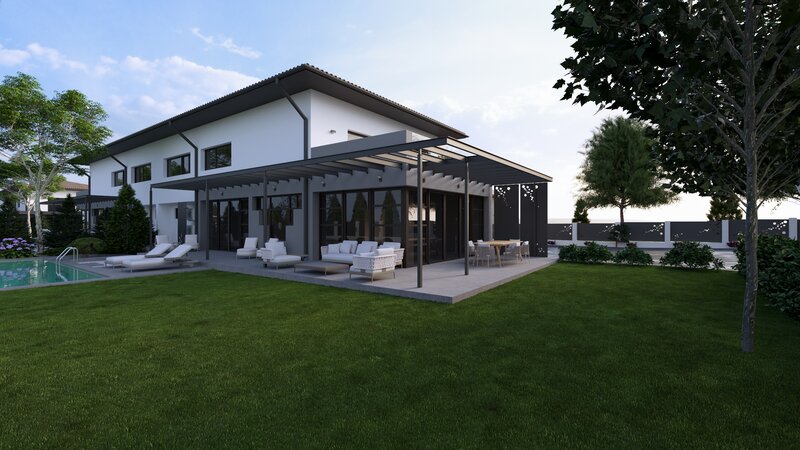 Snagov Five by the Lake Ghermanesti, Residence
