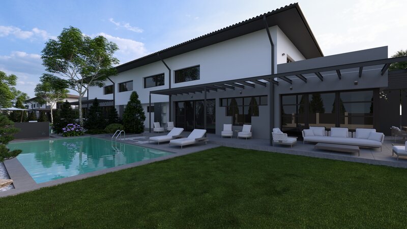 Snagov Five by the Lake Ghermanesti, Residence